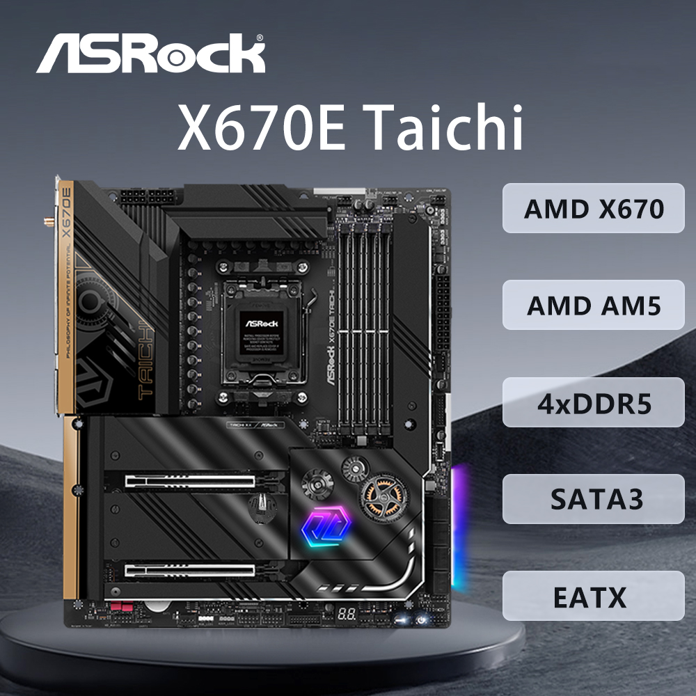 Pc Gaming Compact - ASRock X670E Taichi Motherboard AMD X670
