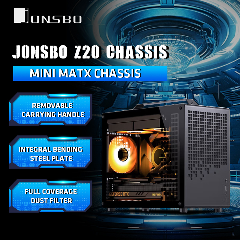 Pc Gaming Jonsbo - JONSBO Z20 PC Case M-ATX/ITX with