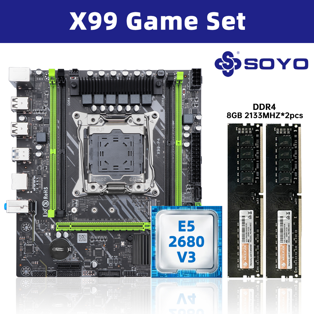 Pc Gaming Video - SOYO X99 DDR4 Motherboard with E5