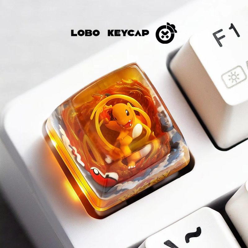 Custom Keycaps - PokéMon Gengar Snorlax Personalized Keycap Anime