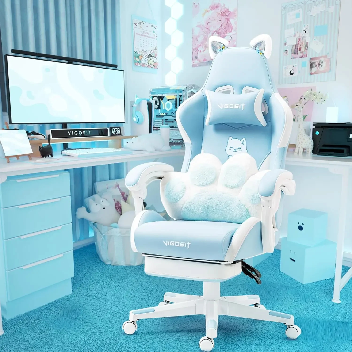 Computer Armchair Reclining PC – обзор и цена Pc Gaming Pink
