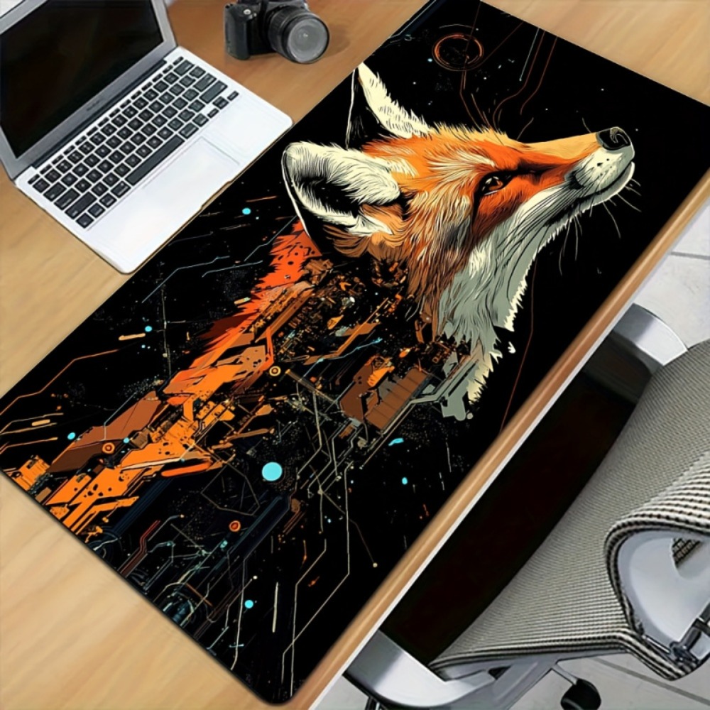 Large Fox Design Mouse Pad Ora – обзор и цена Pc Gaming Orange