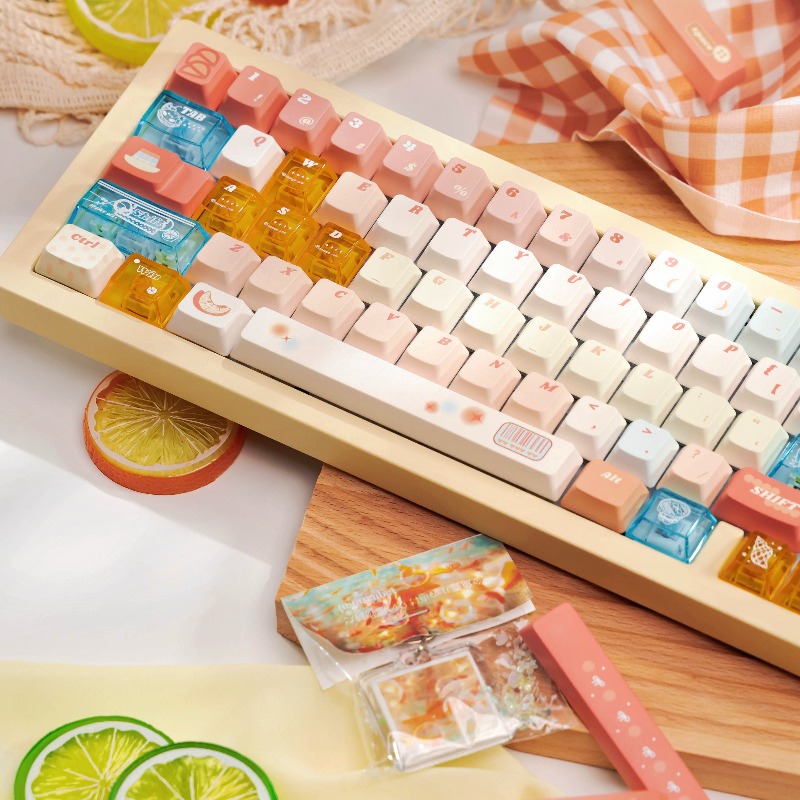 Orange Sea Theme Keycaps Set C – обзор и цена Pc Gaming Orange