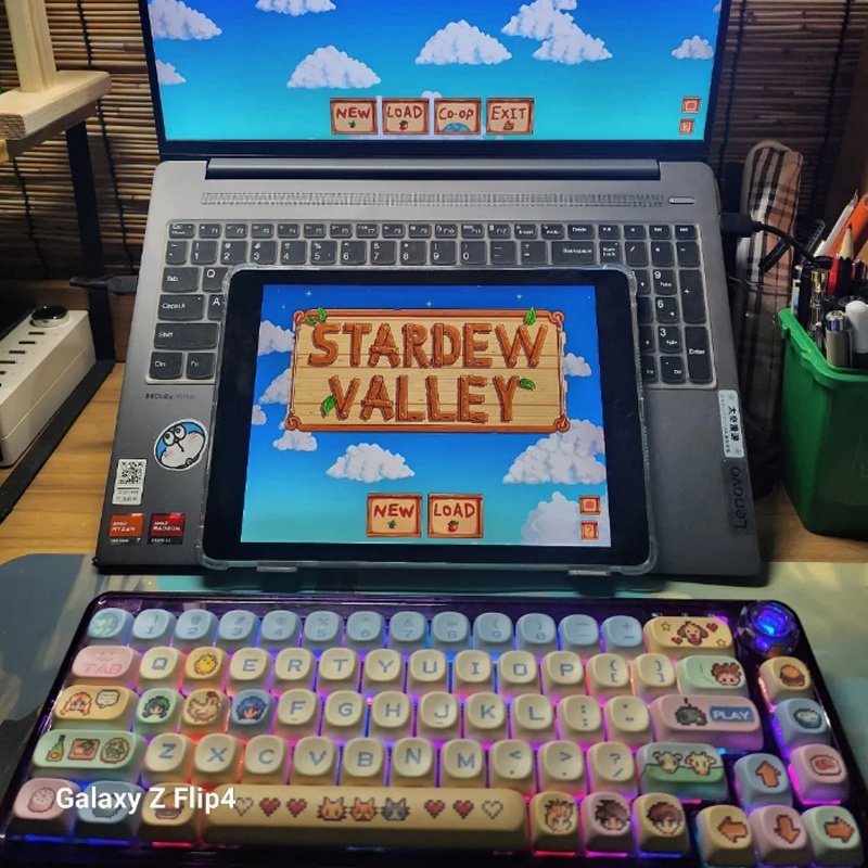 Stardew Valley 78 Keycaps Pixe – обзор и цена Custom Keycaps