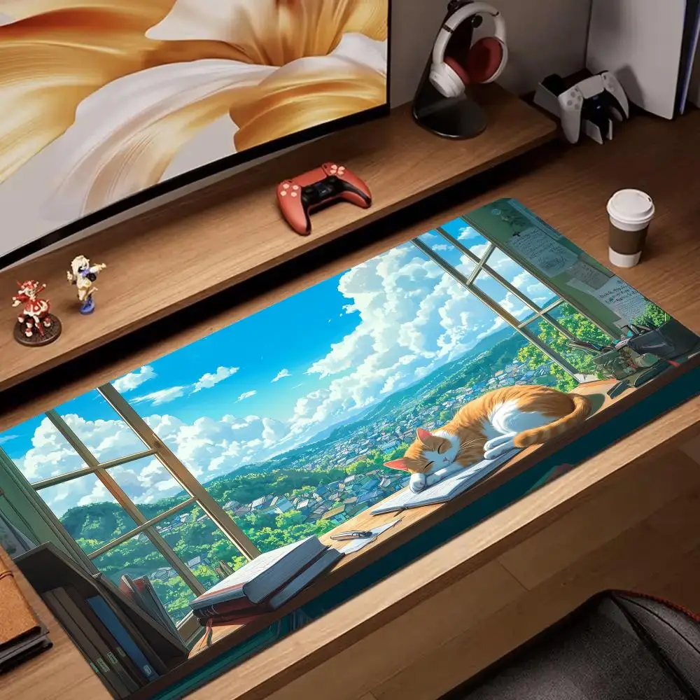 Summer scenery and orange cat  – обзор и цена Pc Gaming Orange