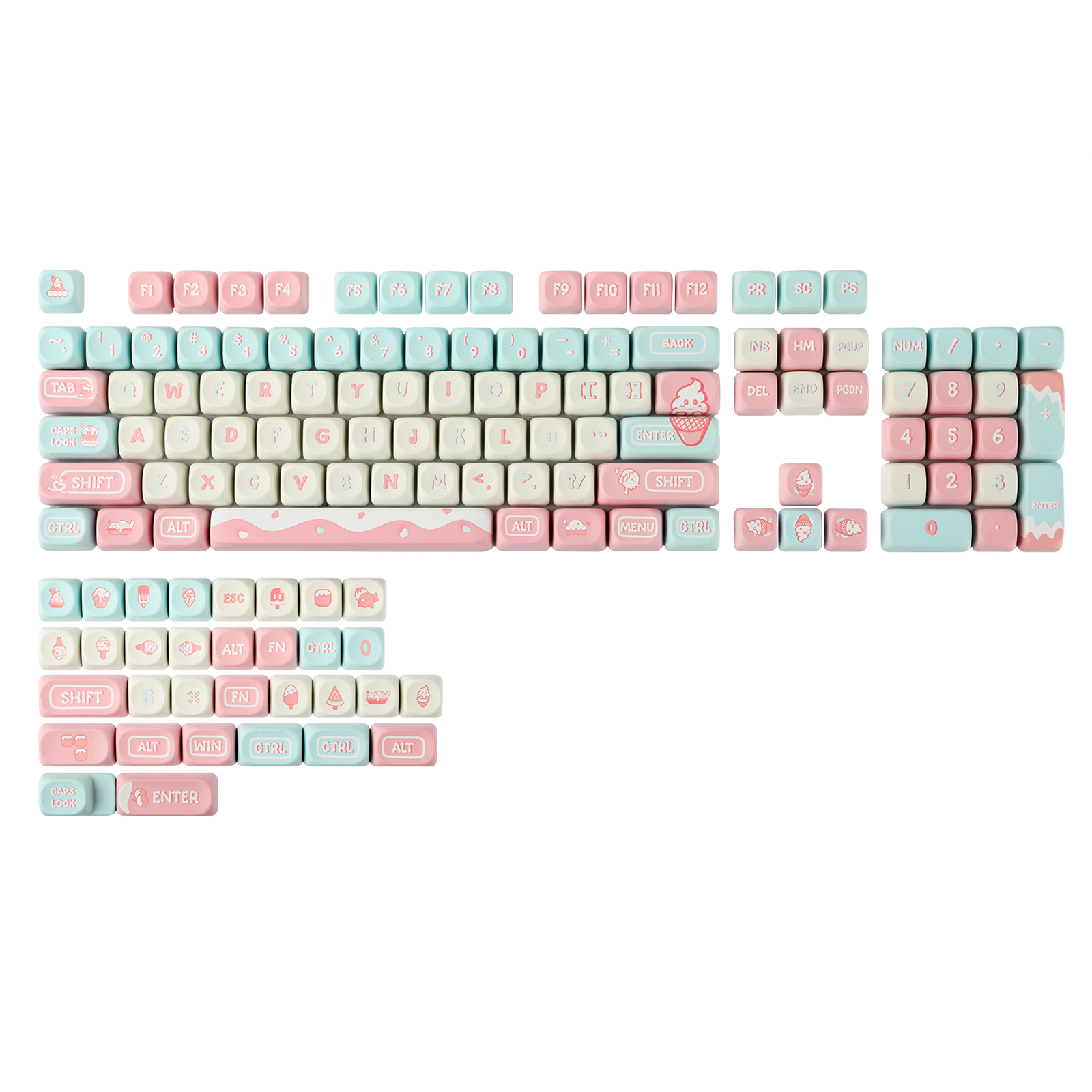 KiiBOOM Ice Cream Dream 132 Ke – обзор и цена Pc Gaming Pink