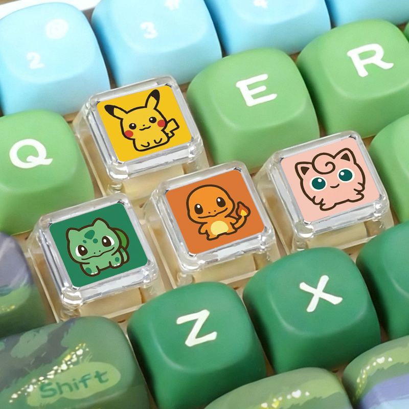 Pokémon Cross Axle Mechanical  – обзор и цена Custom Keycaps
