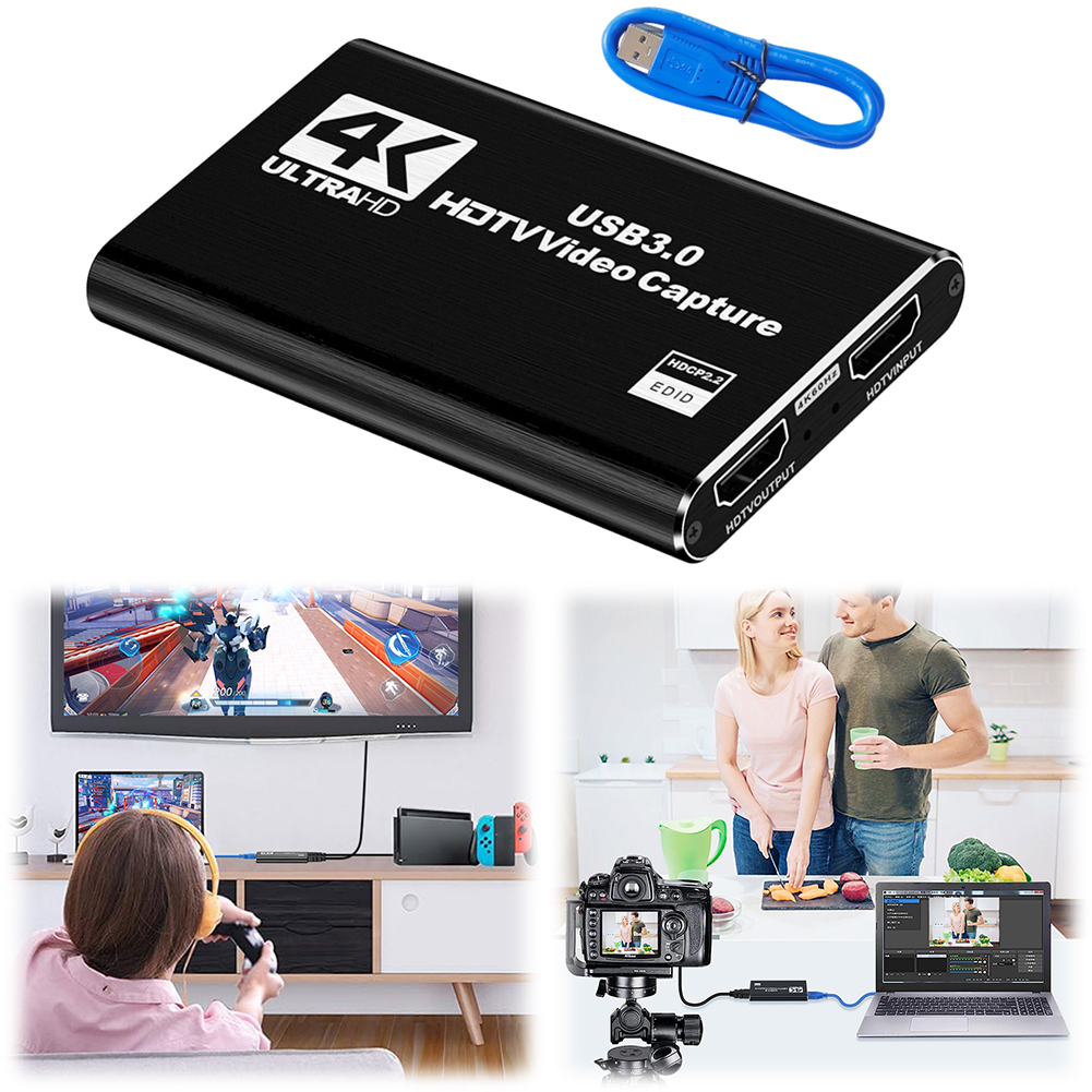 USB 3.0 4K HDMI-Compatible Cap – обзор и цена Pc Gaming Video
