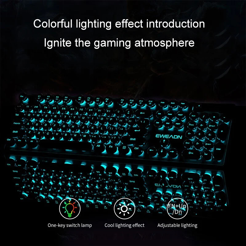 Retro Punk Mechanical Feel Key – обзор и цена Pc Gaming Laptop