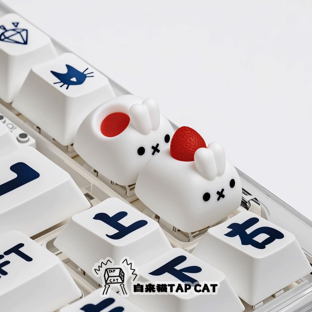 Kawaii Miffy Keycap Creative C – обзор и цена Custom Keycaps