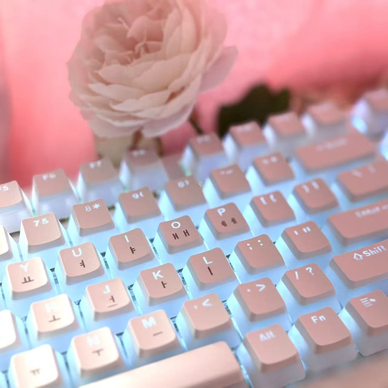 Hangul Keycap Korean Layout Ke – обзор и цена Pc Gaming Pink