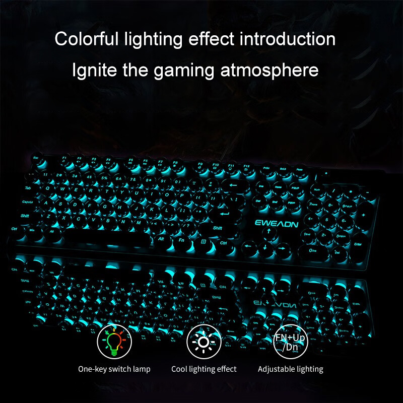 EWEADN Typewriter Gaming Keybo – обзор и цена Pc Gaming Laptop