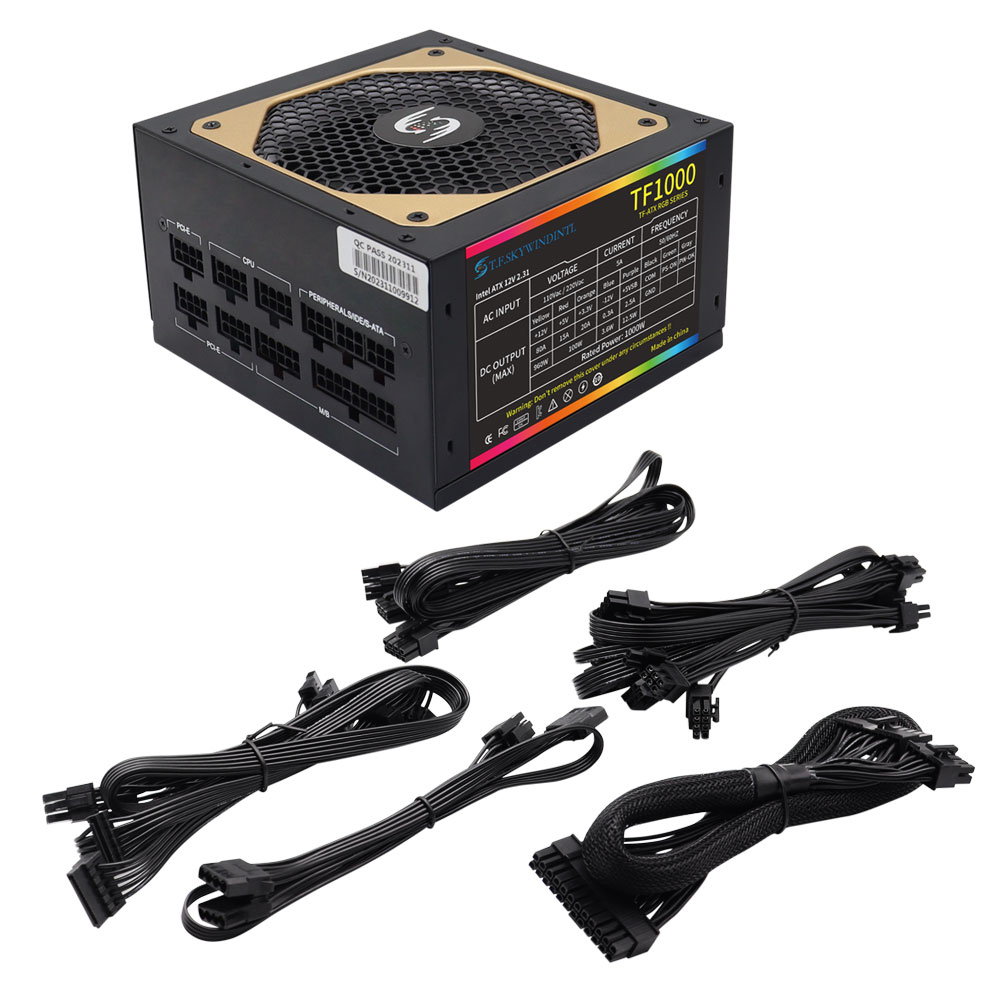 T.F.SKYWINDINTL 1000W Rgb ATX  – обзор и цена Pc Gaming Watt