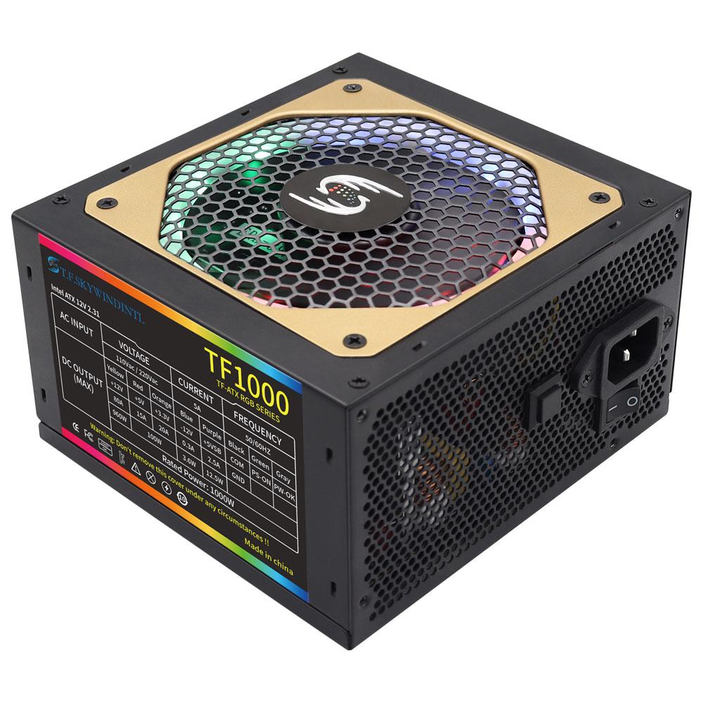 T.F.SKYWINDINTL 1000W Rgb ATX  – обзор и цена Pc Gaming Watt