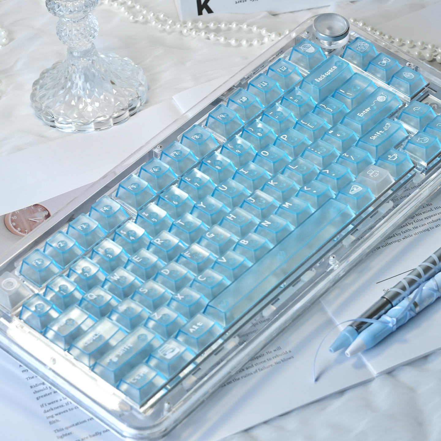 136 keys Gradient Blue Crystal – обзор и цена Pc Gaming Pink