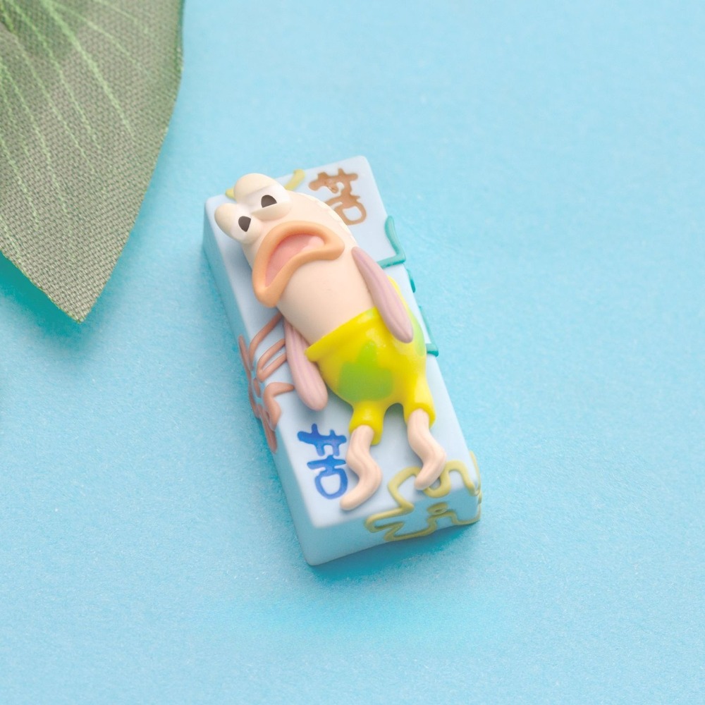 SpongeBob Sad Fish 2U Keycap - – обзор и цена Custom Keycaps