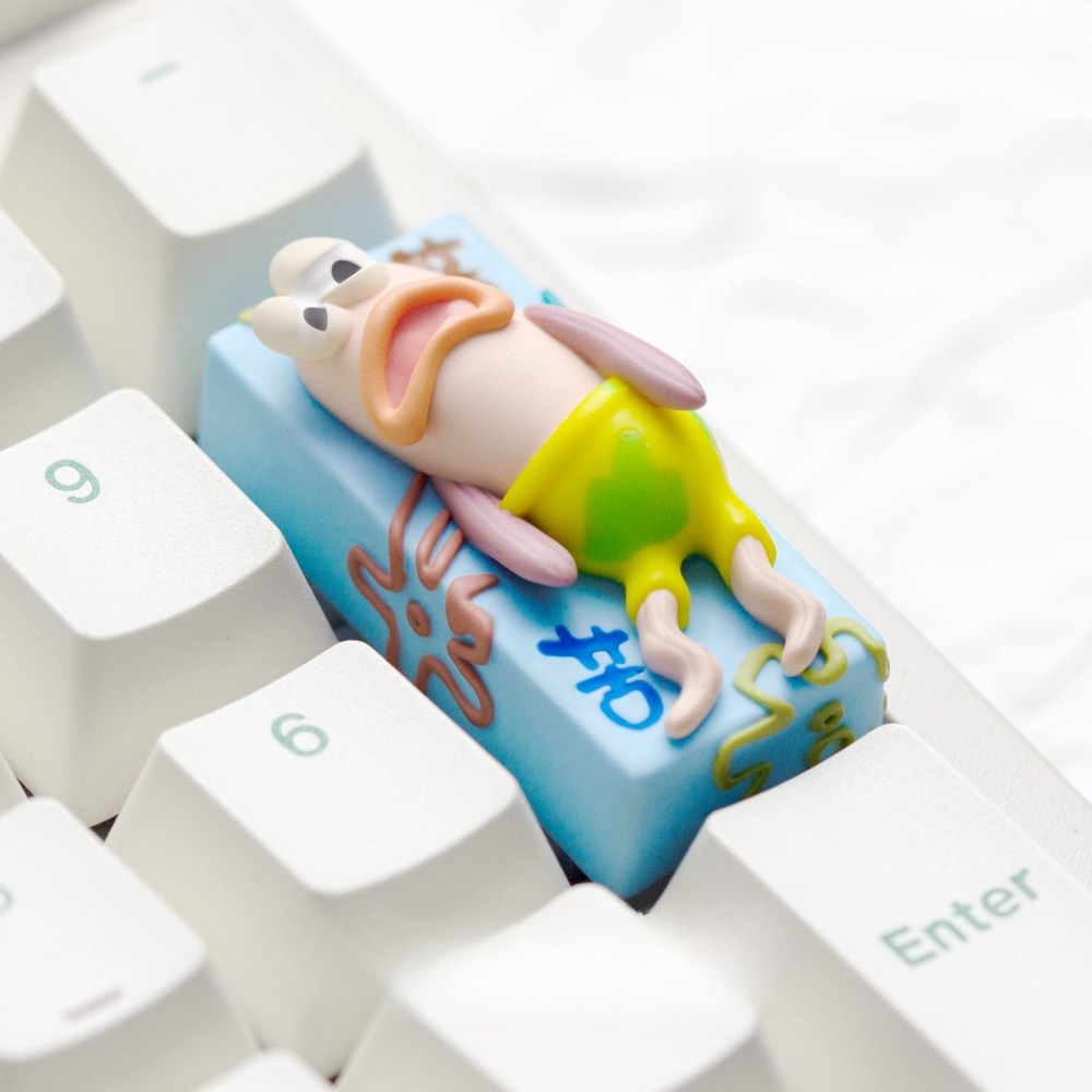 SpongeBob Sad Fish 2U Keycap - – обзор и цена Custom Keycaps