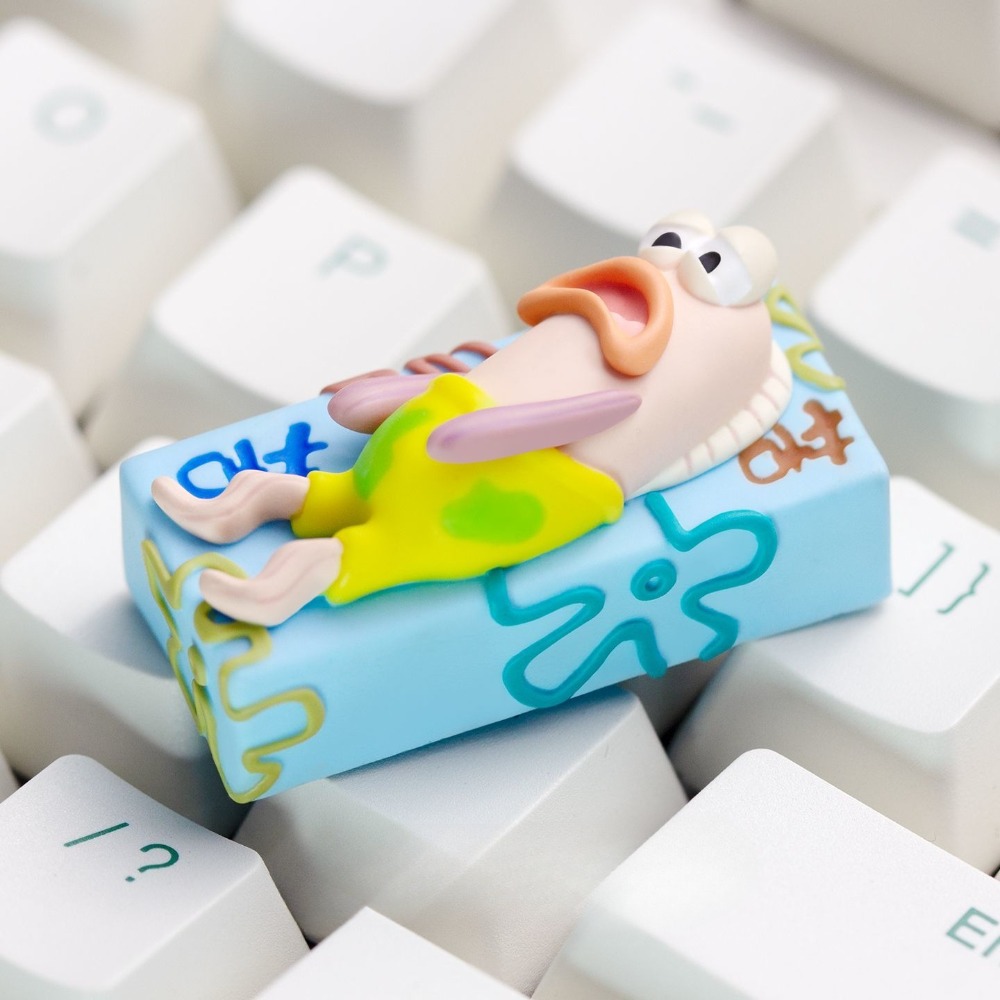 SpongeBob Sad Fish 2U Keycap - – обзор и цена Custom Keycaps