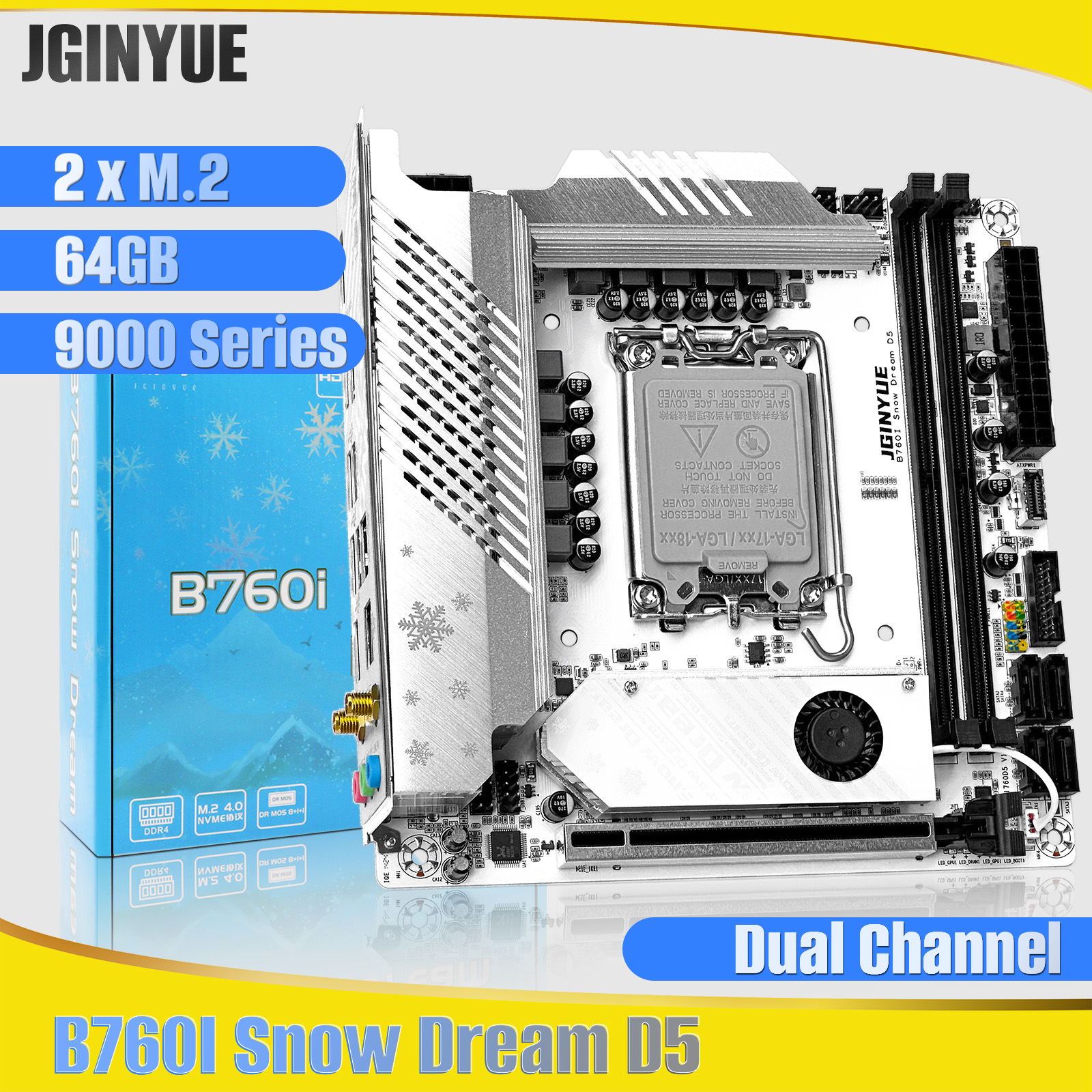 JGINYUE B760i ddr5 mini itx de – обзор и цена Pc Gaming Compact