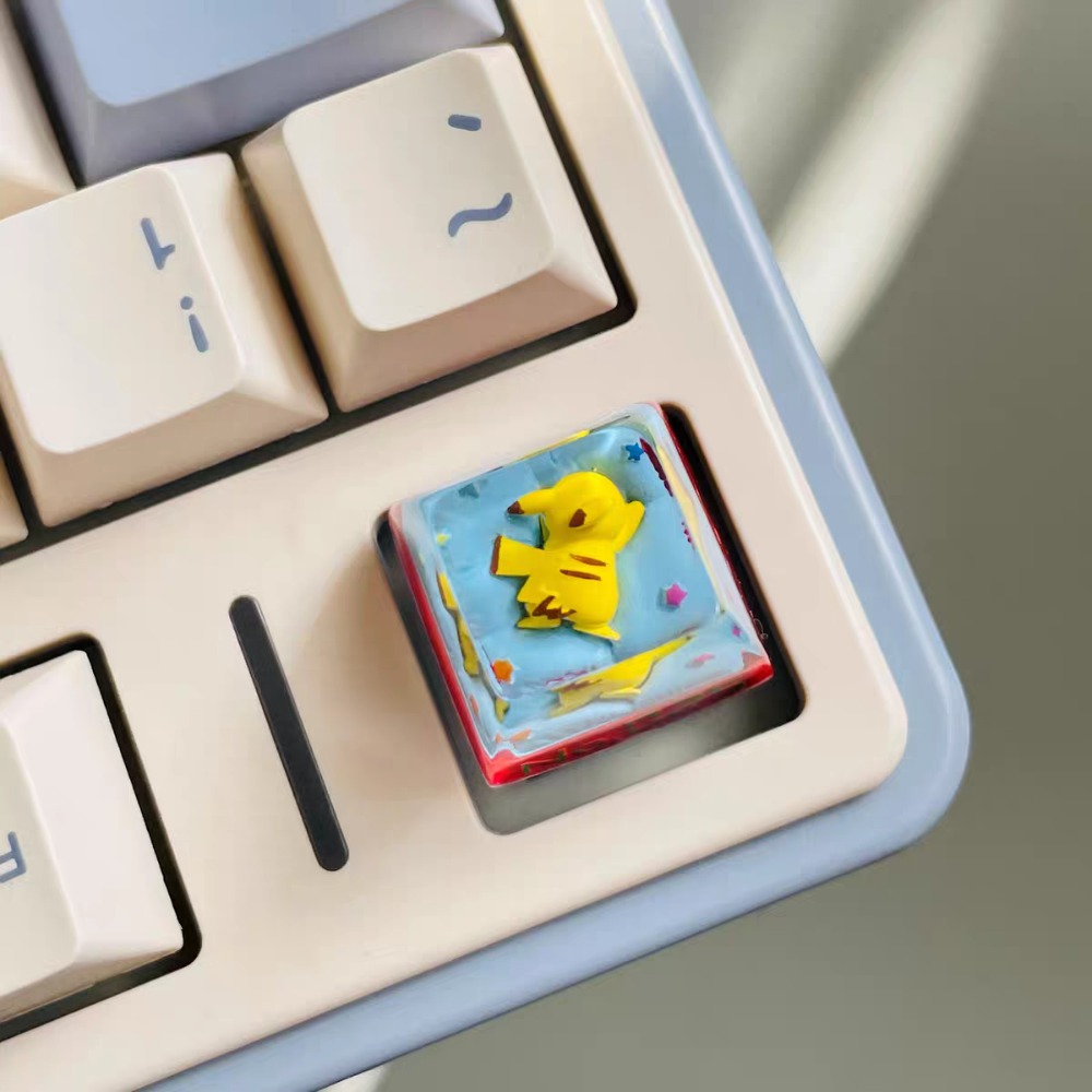 Pokémon Pikachu Keycaps, Mecha – обзор и цена Custom Keycaps