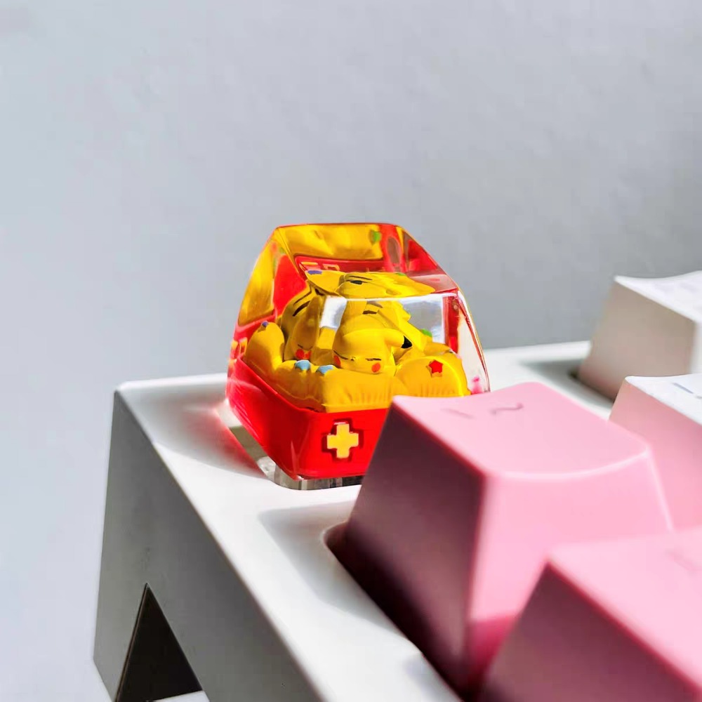 Pokémon Pikachu Keycaps, Mecha – обзор и цена Custom Keycaps