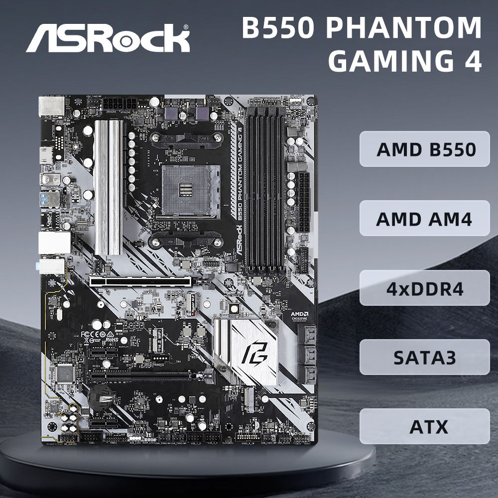 ASRock B550 PHANTOM GAMING 4 M – обзор и цена Pc Gaming Video