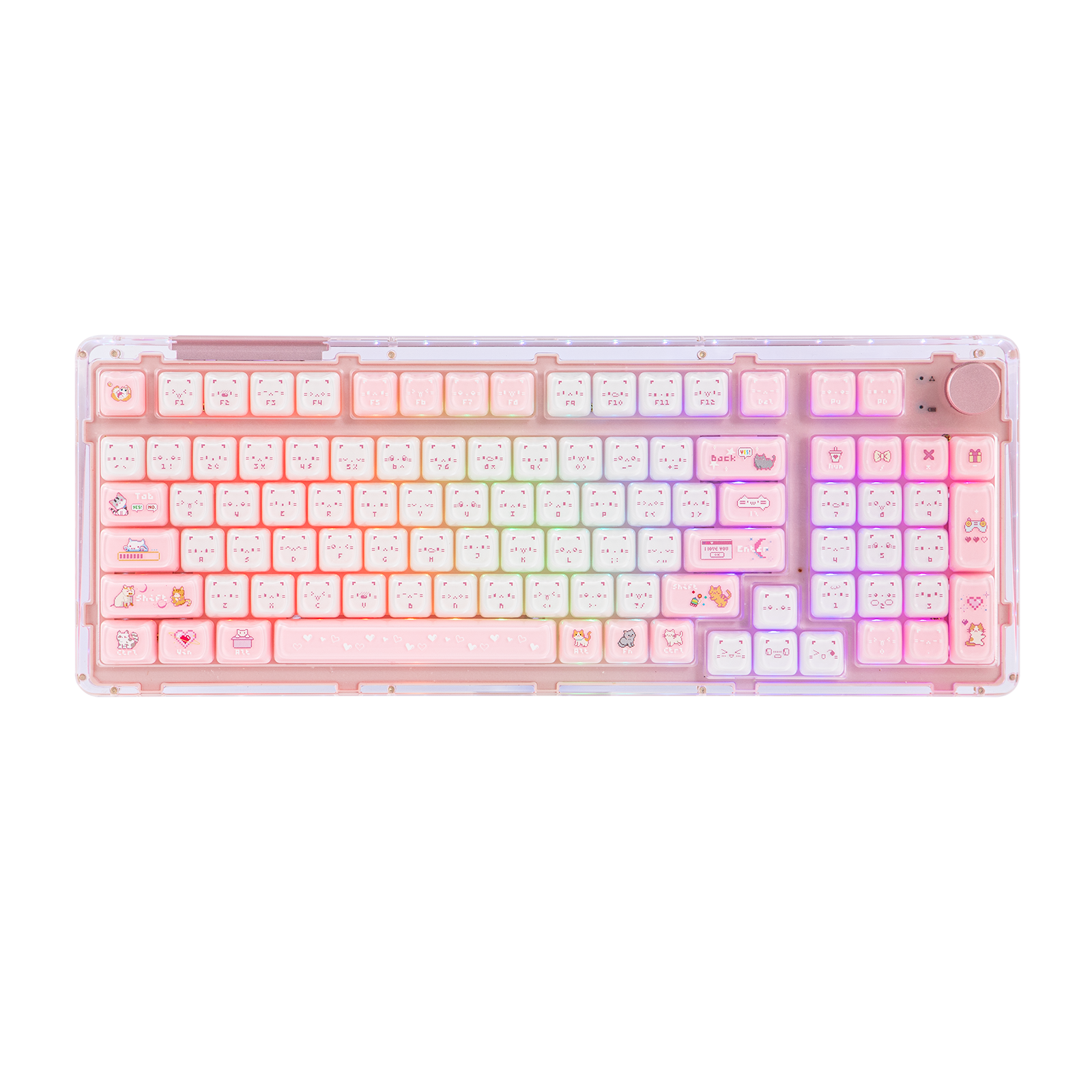 KiiBOOM Mewsic Jelly Keycap Se – обзор и цена Pc Gaming Pink