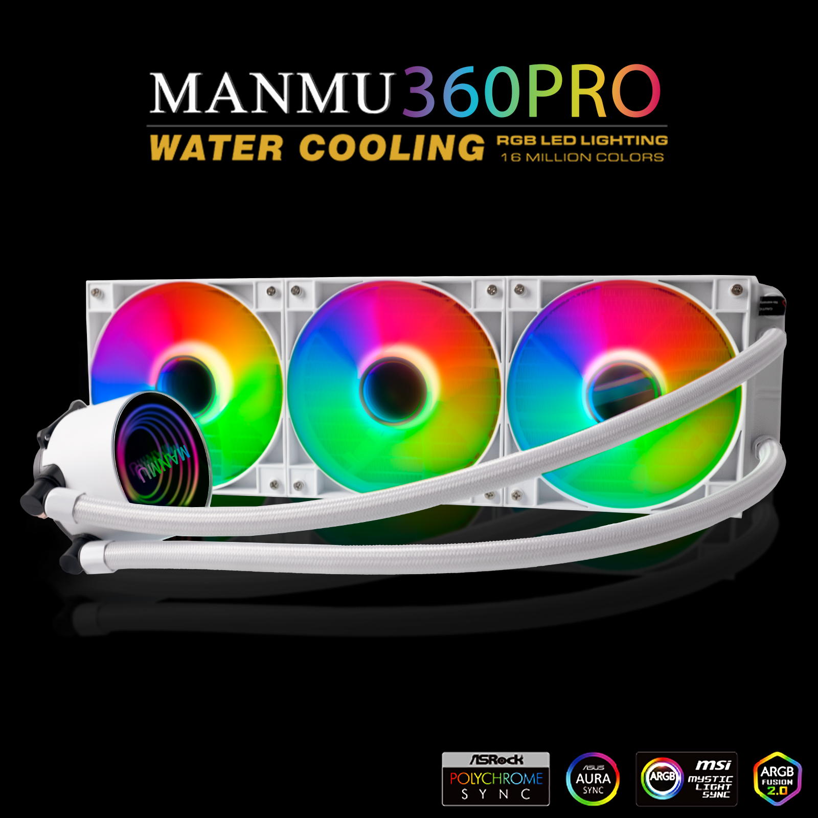 MANMU 360mm 240mm ARGB All-in- – обзор и цена Pc Gaming Liquid Cooling