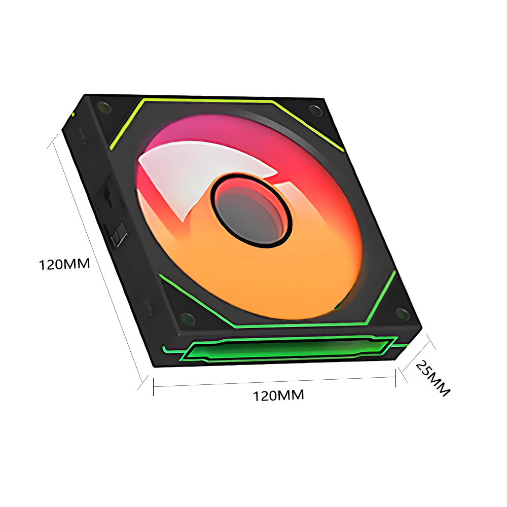 PC case fan 120mm ARGB mirror  – обзор и цена Pc Gaming Liquid Cooling