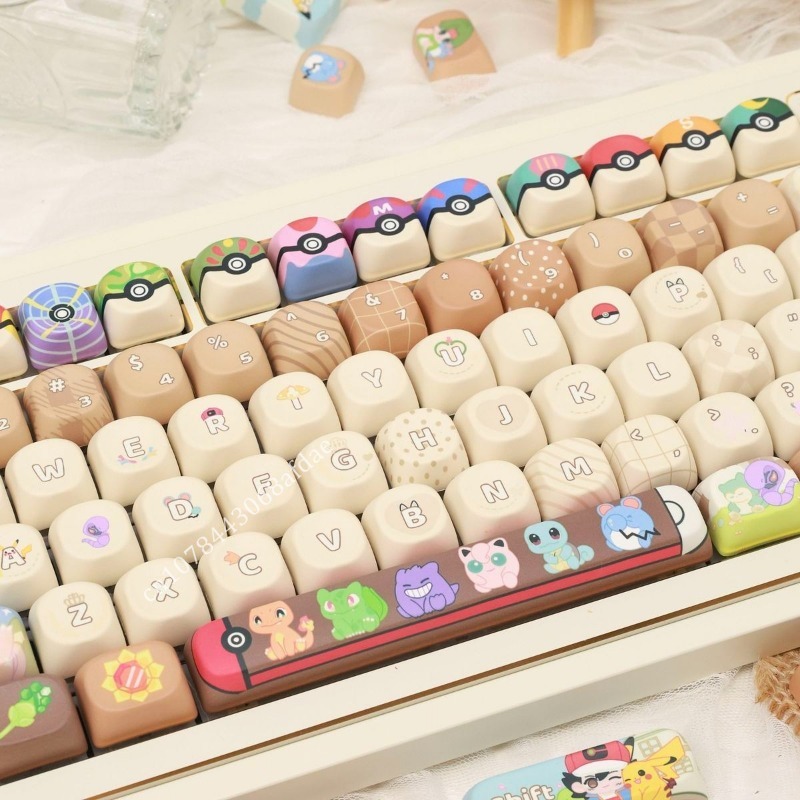 Anime Pokemon Keycaps MOA Heig – обзор и цена Custom Keycaps