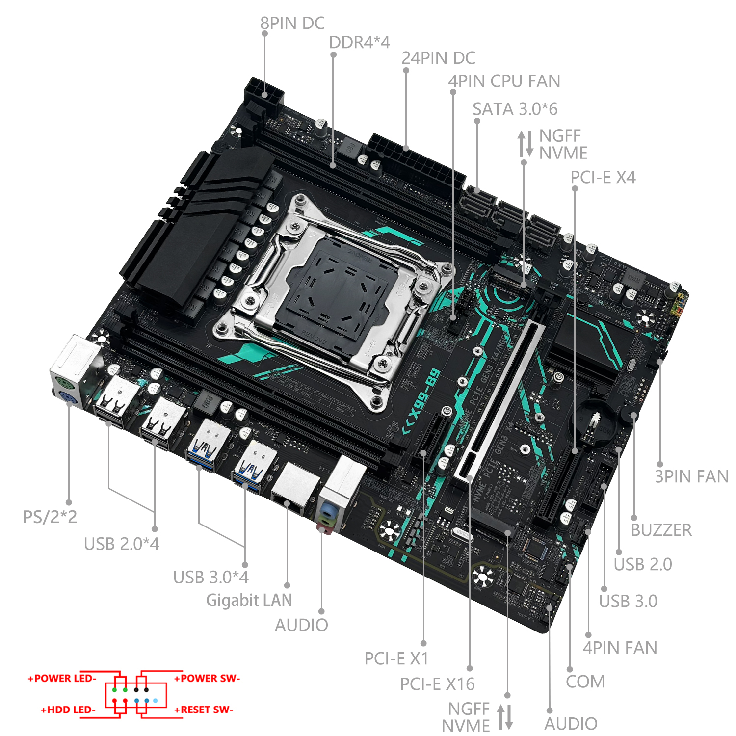 MACHINIST X99 B9 LGA2011-3 Mot – обзор и цена Pc Gaming Video