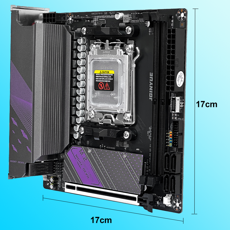 JGINYUE B650i Night Devil Main – обзор и цена Pc Gaming Compact