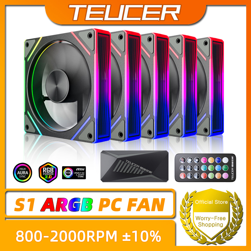 TEUCER Prism S1 ARGB 120mm (12 – обзор и цена Pc Gaming Liquid Cooling