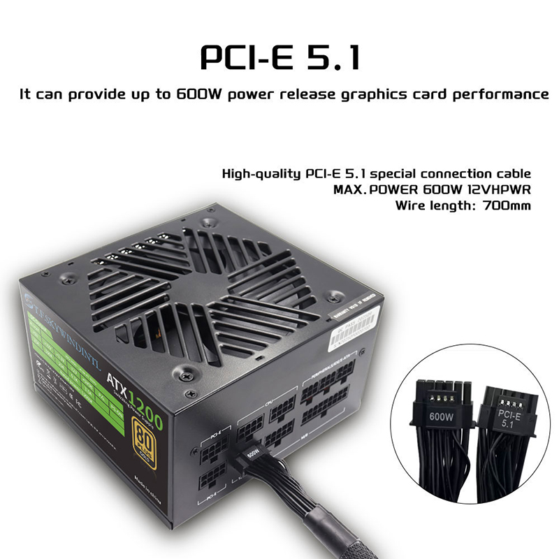 PCIE 5.0 1200W PC Power Supply – обзор и цена Pc Gaming Watt