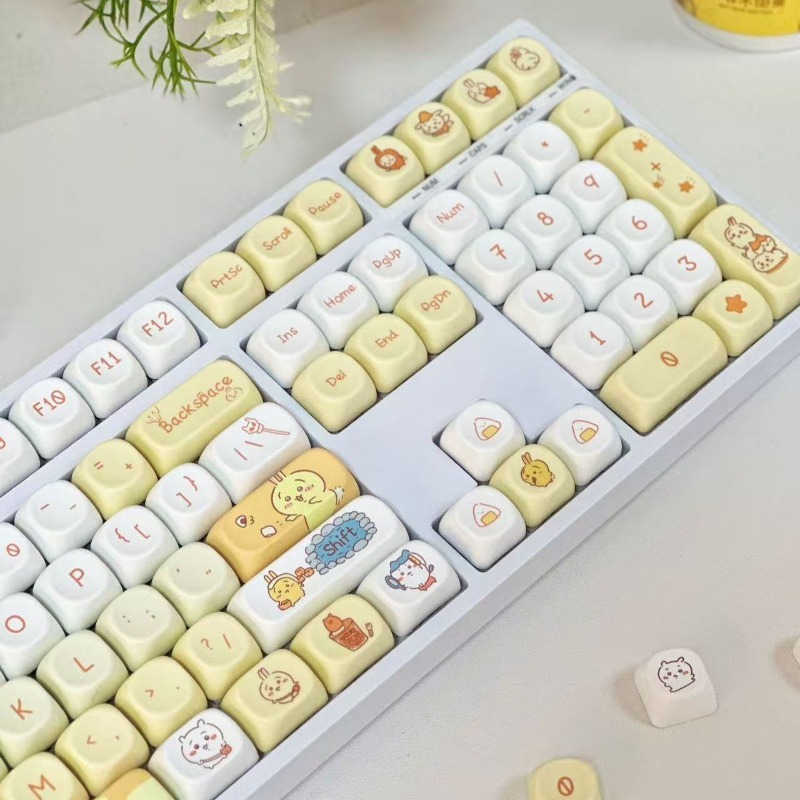 Anime Cartoon Kawaii Chiikawa  – обзор и цена Custom Keycaps