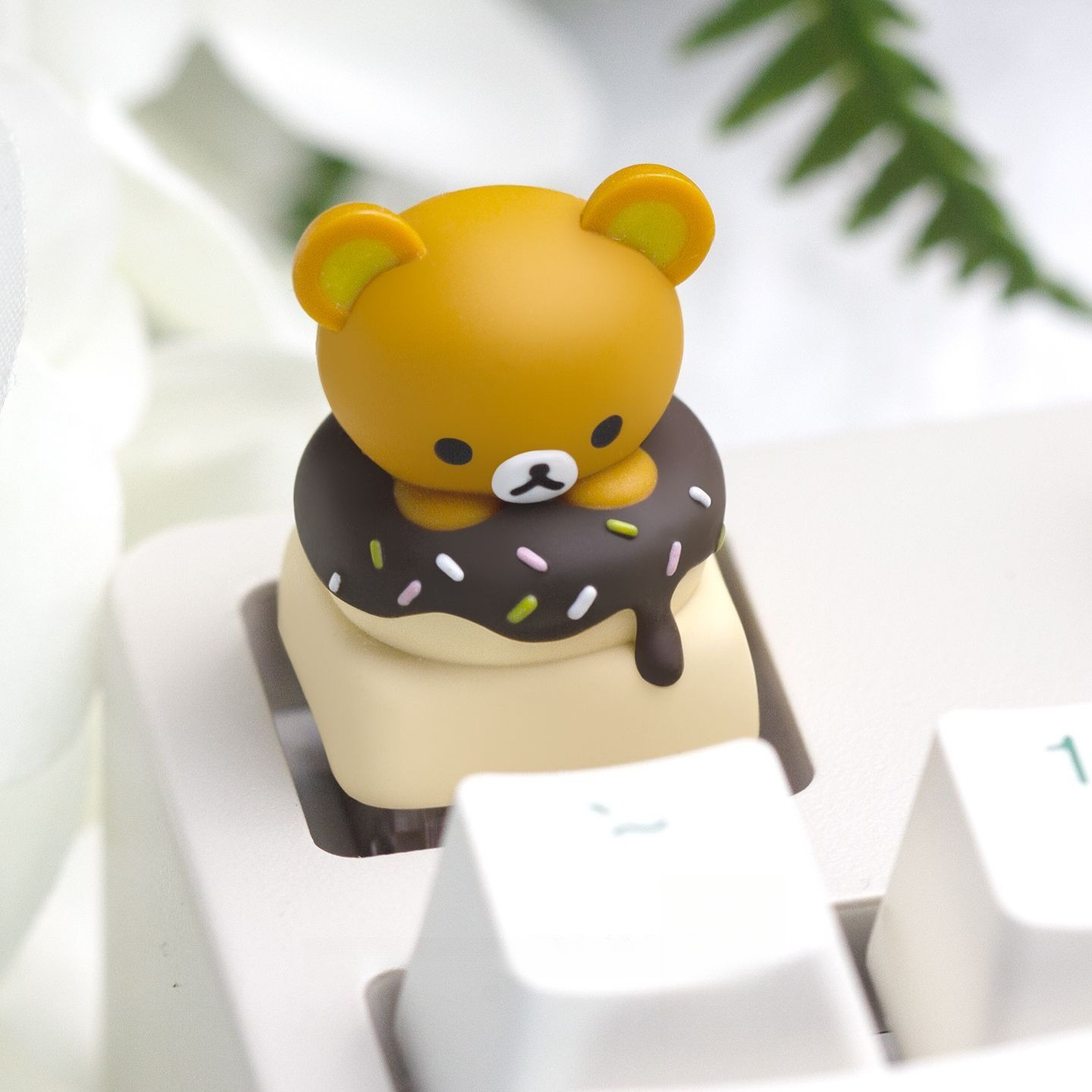 Kwaii Rilakkuma Keycaps Resin  – обзор и цена Custom Keycaps