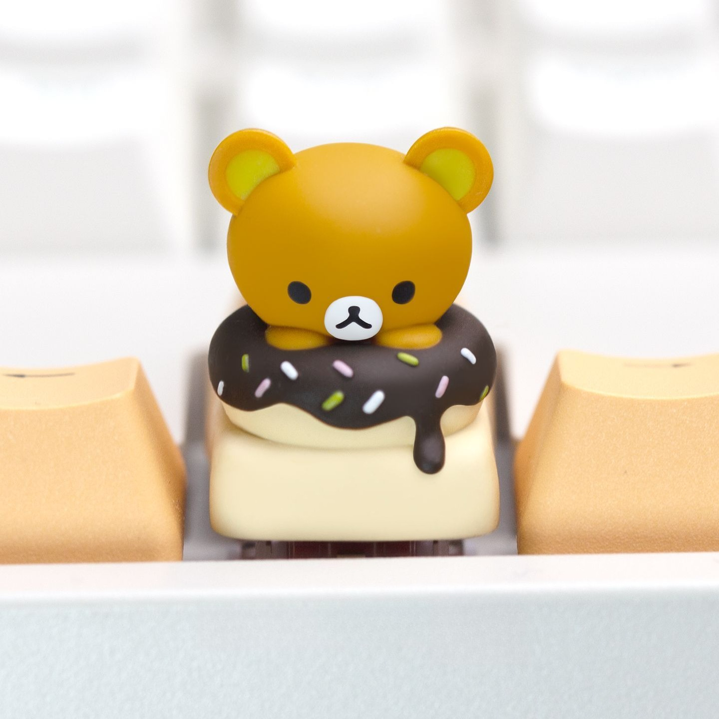 Kwaii Rilakkuma Keycaps Resin  – обзор и цена Custom Keycaps