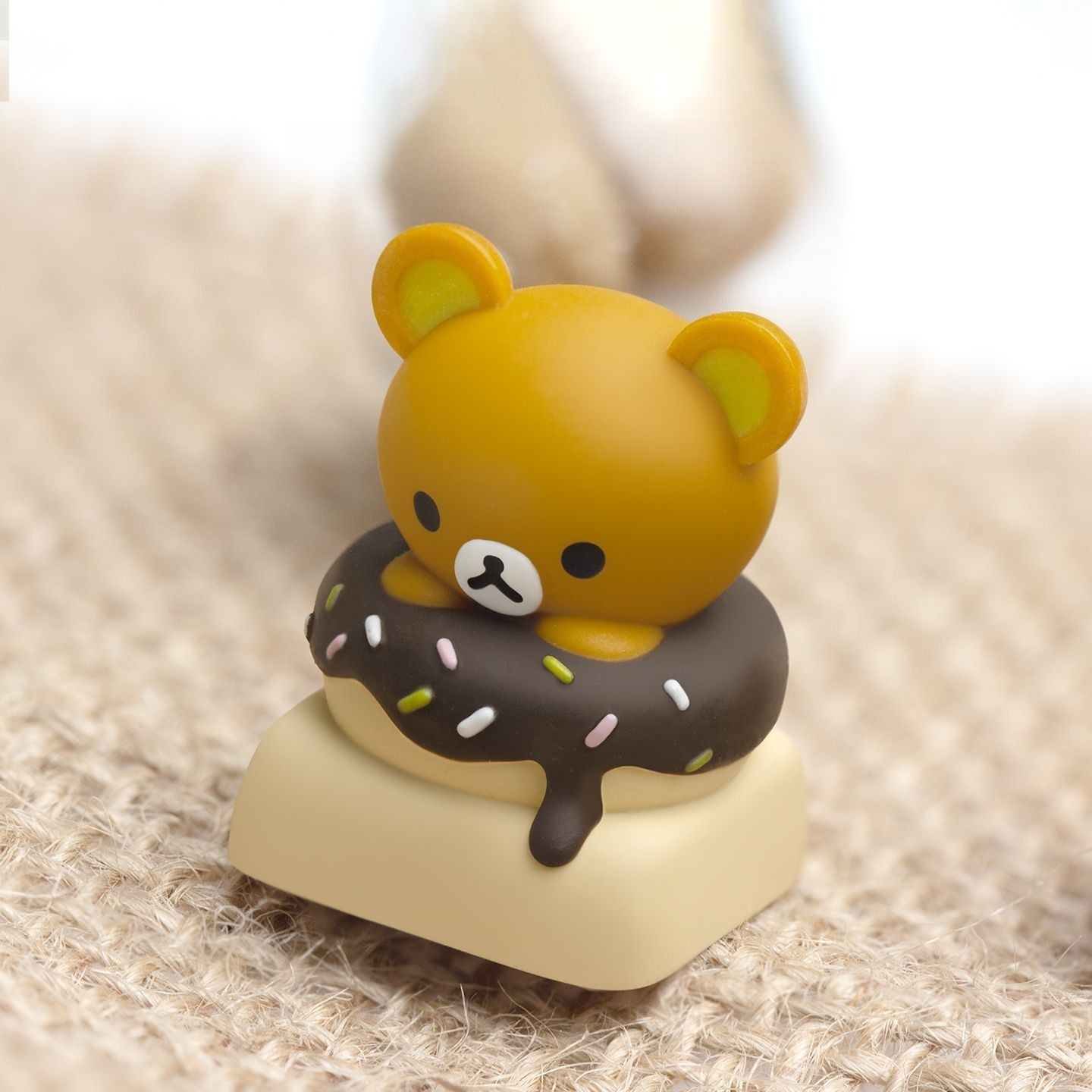 Kwaii Rilakkuma Keycaps Resin  – обзор и цена Custom Keycaps