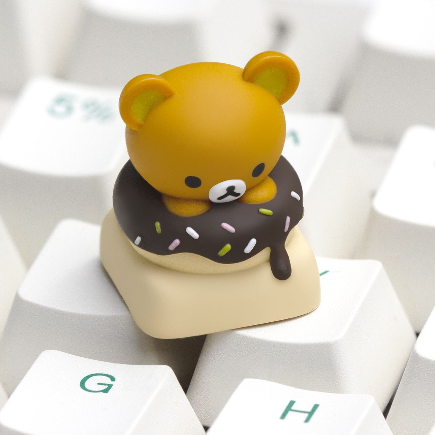 Kwaii Rilakkuma Keycaps Resin  – обзор и цена Custom Keycaps