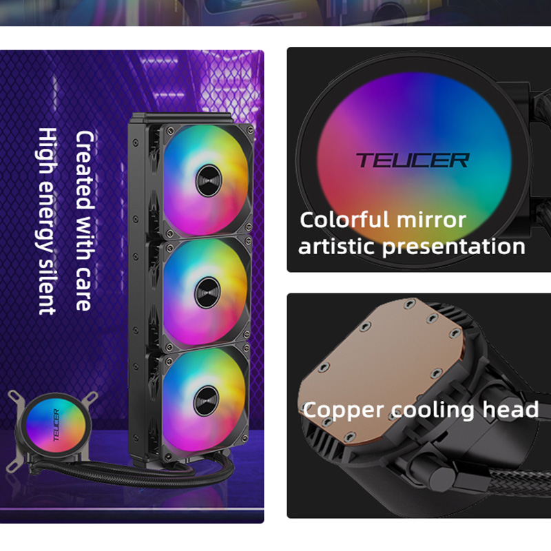 TEUCER AF-120 Water Cooler 12c – обзор и цена Pc Gaming Liquid Cooling