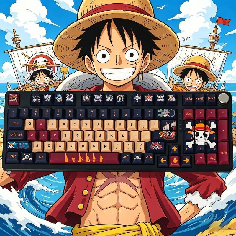 BANDAI One Piece Monkey D. Luf – обзор и цена Custom Keycaps