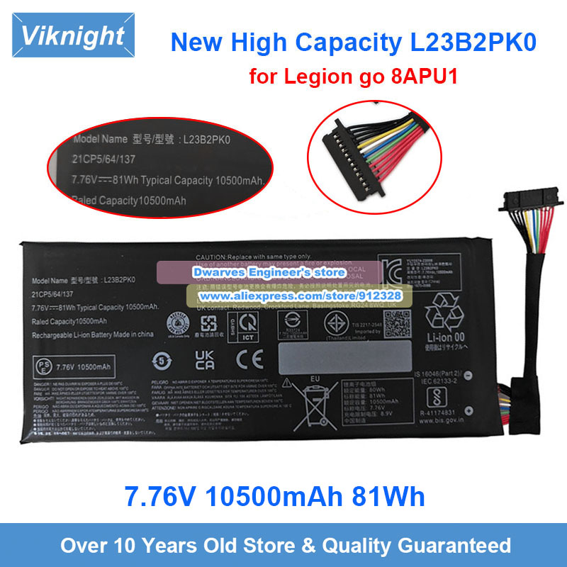 New 7.76V 81Wh L23B2PK0 Batter – обзор и цена Pc Gaming Lenovo
