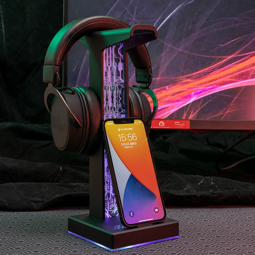 RGB Gaming Headphone Stand Dua – обзор и цена Pc Gaming Aesthetic