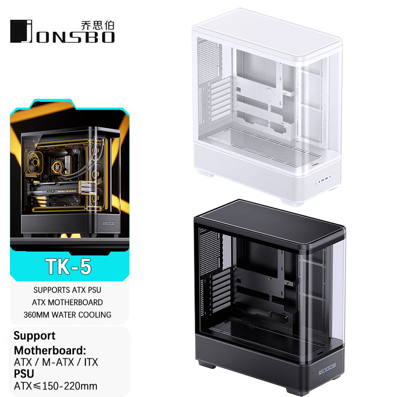 JONSBO TK-5 ATX Computer Deskt – обзор и цена Pc Gaming Jonsbo