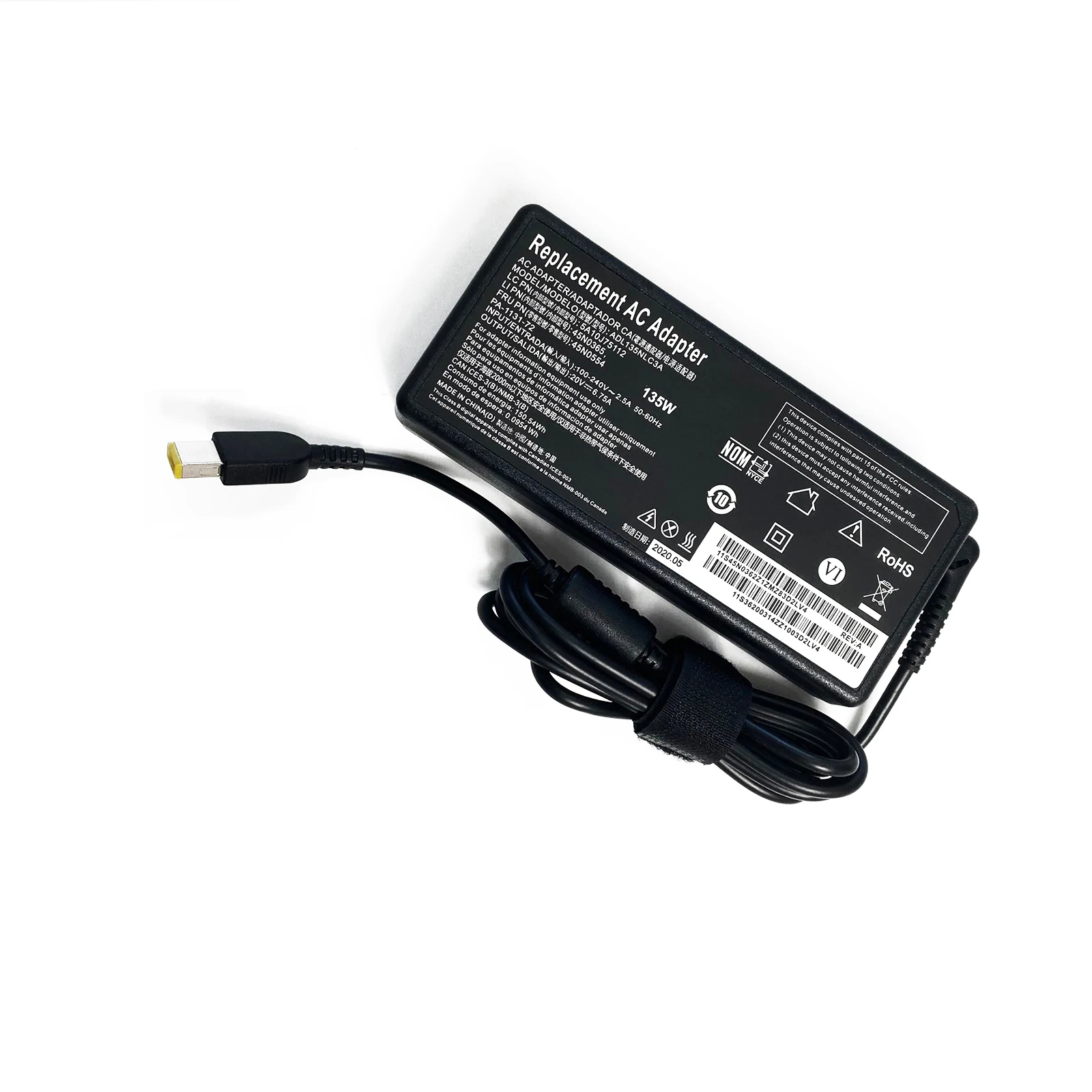 20V 6.75A 135W Laptop Ac Adapt – обзор и цена Pc Gaming Lenovo