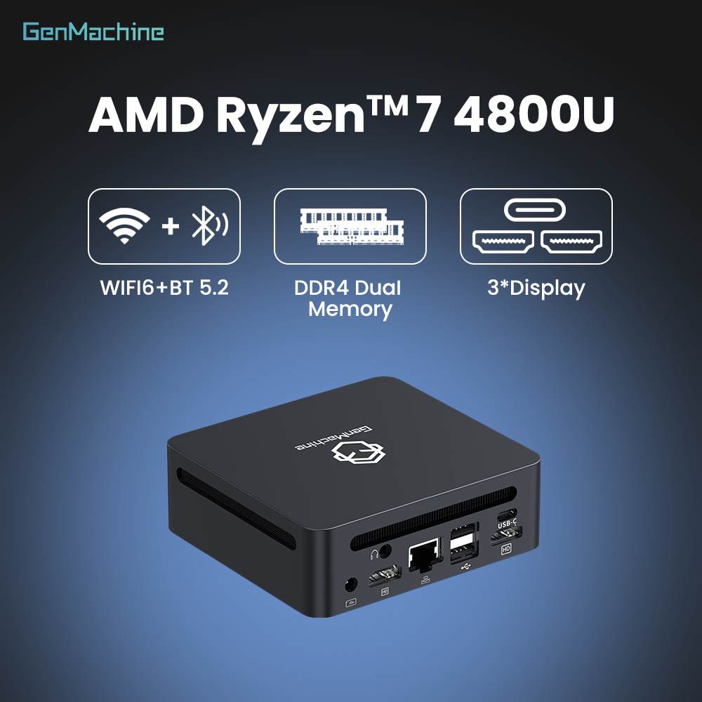 GenMachine Mini PC AMD Ryzen 7 – обзор и цена Pc Gaming Compact